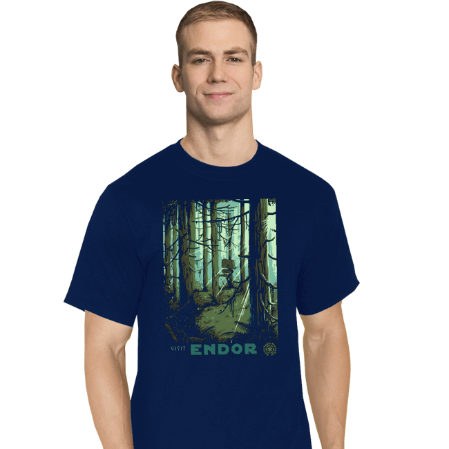 Shirts T-Shirts, Tall / Large / Navy Visit Endor