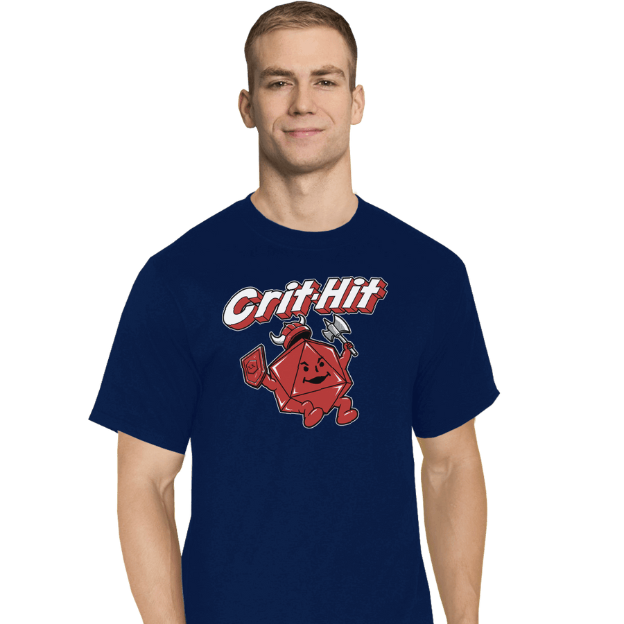 Shirts T-Shirts, Tall / Large / Navy Crit-Hit