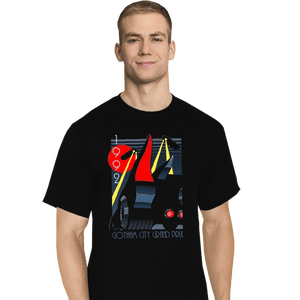 Daily_Deal_Shirts T-Shirts, Tall / Large / Black Gotham Grand Prix