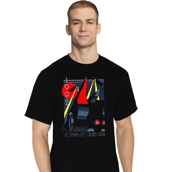 Daily_Deal_Shirts T-Shirts, Tall / Large / Black Gotham Grand Prix