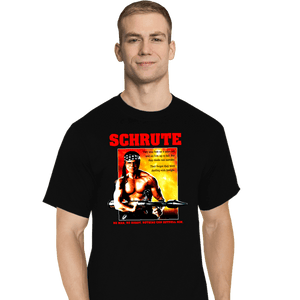 Secret_Shirts T-Shirts, Tall / Large / Black Dwight Rambo