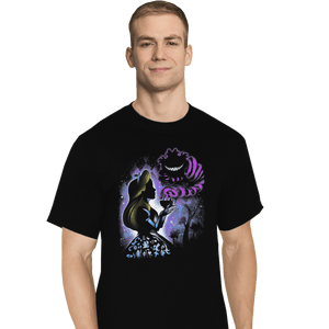 Shirts T-Shirts, Tall / Large / Black We're All Mad Here