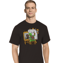 Load image into Gallery viewer, Shirts T-Shirts, Tall / Large / Black Heroic Self Portrait
