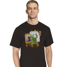 Load image into Gallery viewer, Shirts T-Shirts, Tall / Large / Black Heroic Self Portrait
