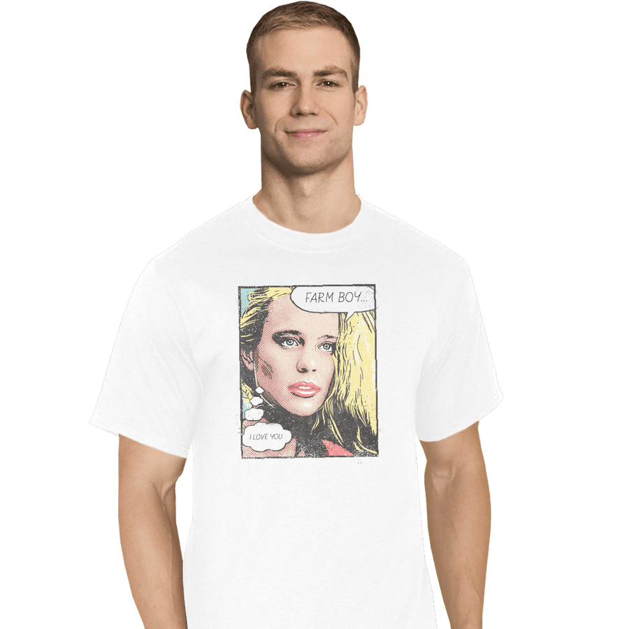 Shirts T-Shirts, Tall / Large / White Farm Boy
