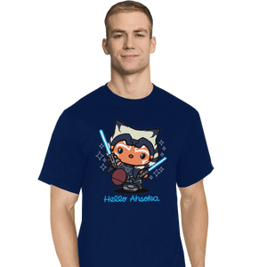 Shirts T-Shirts, Tall / Large / Navy Hello Ahsoka