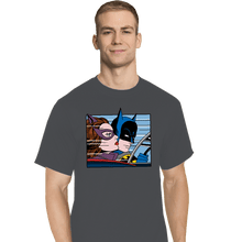 Load image into Gallery viewer, Shirts T-Shirts, Tall / Large / Charcoal In The Batmobile

