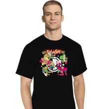 Load image into Gallery viewer, Secret_Shirts T-Shirts, Tall / Large / Black The Smash Team
