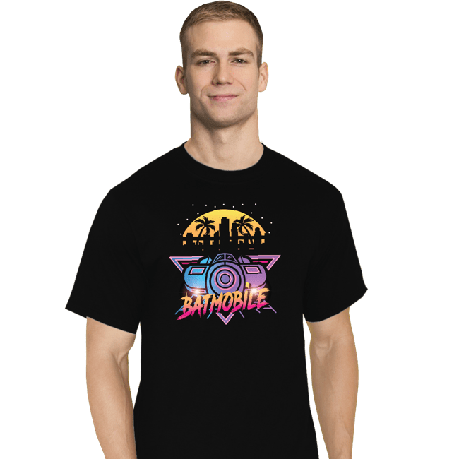 Daily_Deal_Shirts T-Shirts, Tall / Large / Black Neon Bat