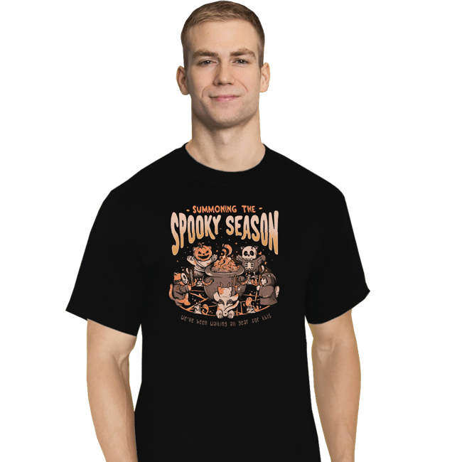 Daily_Deal_Shirts T-Shirts, Tall / Large / Black Summoning The Spooky Season