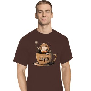 Shirts T-Shirts, Tall / Large / Black Accio Coffee