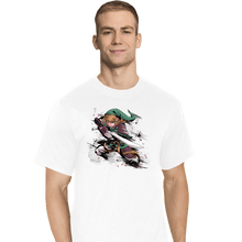 Load image into Gallery viewer, Secret_Shirts T-Shirts, Tall / Large / White Samurai Hero Of Time
