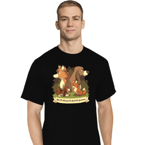 Secret_Shirts T-Shirts, Tall / Large / Black Forever