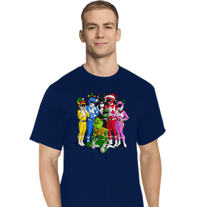 Daily_Deal_Shirts T-Shirts, Tall / Large / Navy Grinch Rangers