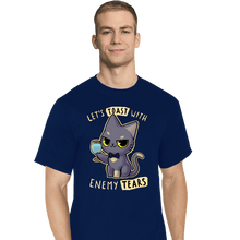 Load image into Gallery viewer, Daily_Deal_Shirts T-Shirts, Tall / Large / Navy Enemy Tears
