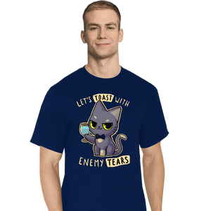 Daily_Deal_Shirts T-Shirts, Tall / Large / Navy Enemy Tears