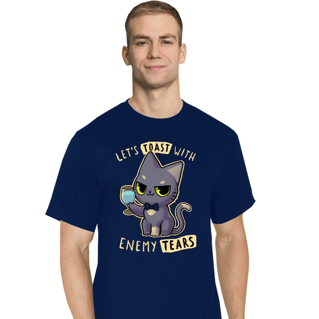 Daily_Deal_Shirts T-Shirts, Tall / Large / Navy Enemy Tears