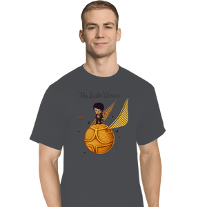 Shirts T-Shirts, Tall / Large / Charcoal The Little Wizard