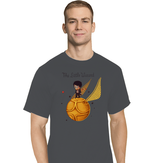 Shirts T-Shirts, Tall / Large / Charcoal The Little Wizard