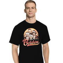 Load image into Gallery viewer, Daily_Deal_Shirts T-Shirts, Tall / Large / Black Golden Holidays
