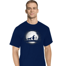 Load image into Gallery viewer, Shirts T-Shirts, Tall / Large / Navy Hakuna Matata In The Jungle
