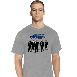 Secret_Shirts T-Shirts, Tall / Large / Sports Grey Diamond Dogs