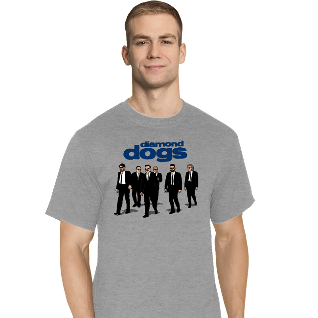 Secret_Shirts T-Shirts, Tall / Large / Sports Grey Diamond Dogs
