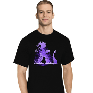 Secret_Shirts T-Shirts, Tall / Large / Black Bad Witch Dragon