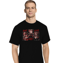 Load image into Gallery viewer, Daily_Deal_Shirts T-Shirts, Tall / Large / Black Eat Prey Love
