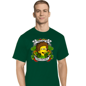 Daily_Deal_Shirts T-Shirts, Tall / Large / Charcoal Darn Veggies
