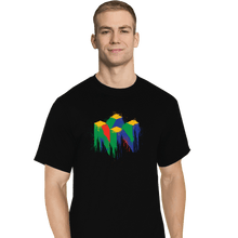 Load image into Gallery viewer, Secret_Shirts T-Shirts, Tall / Large / Black N64 Splashes
