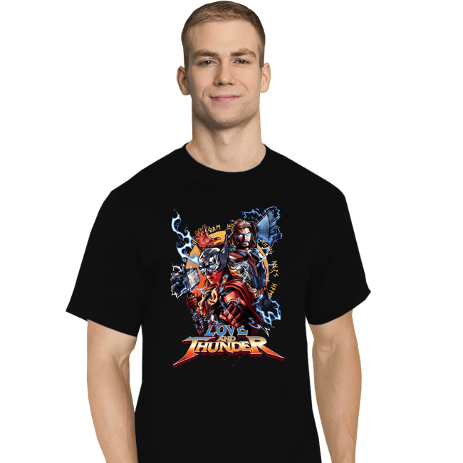 Secret_Shirts T-Shirts, Tall / Large / Black Thunder And Love