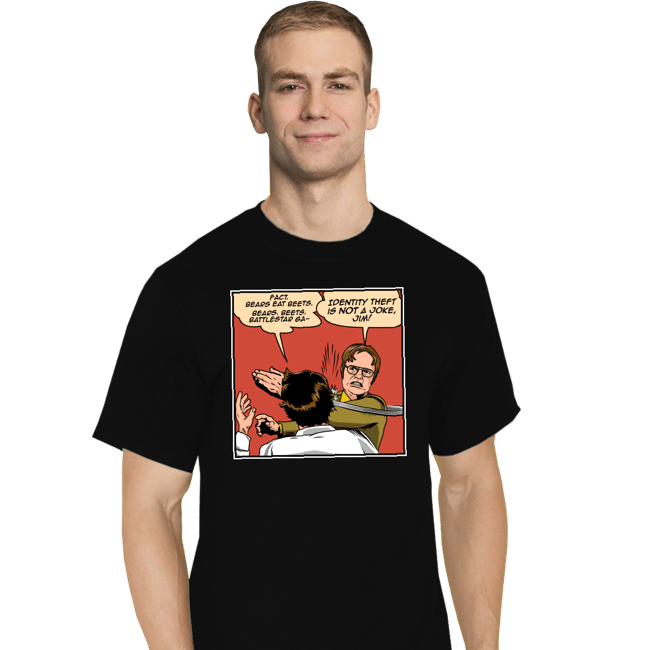 Shirts T-Shirts, Tall / Large / Black Identity Slap