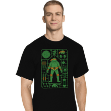 Load image into Gallery viewer, Daily_Deal_Shirts T-Shirts, Tall / Large / Black Michelangelo Model Sprue
