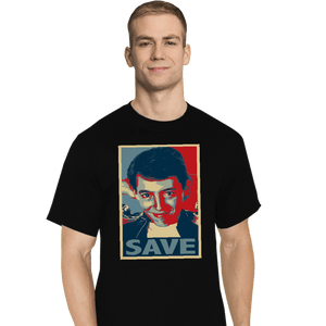 Shirts T-Shirts, Tall / Large / Black Save Ferris