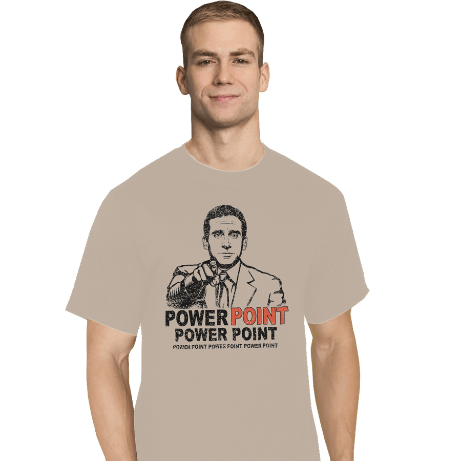 Shirts T-Shirts, Tall / Large / White Power Point