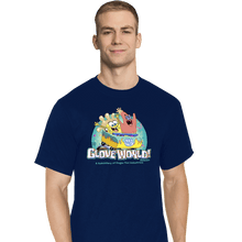 Load image into Gallery viewer, Secret_Shirts T-Shirts, Tall / Large / Navy Glove World
