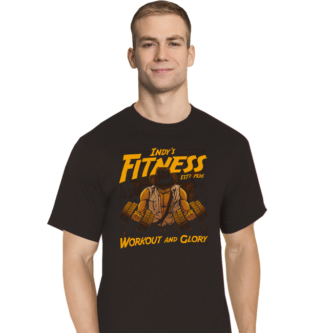 Daily_Deal_Shirts T-Shirts, Tall / Large / Black Workout And Glory