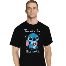 Load image into Gallery viewer, Secret_Shirts T-Shirts, Tall / Large / Black Too Cute
