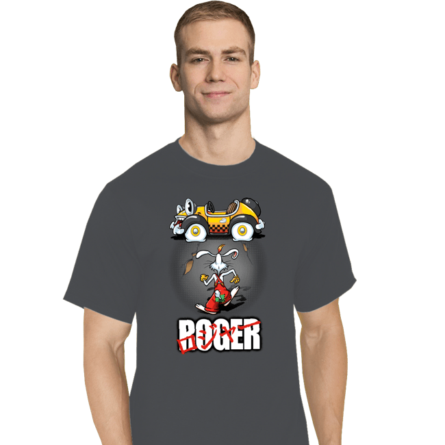 Daily_Deal_Shirts T-Shirts, Tall / Large / Charcoal Roger