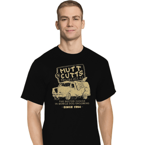 Shirts T-Shirts, Tall / Large / Black Mutt Cuts