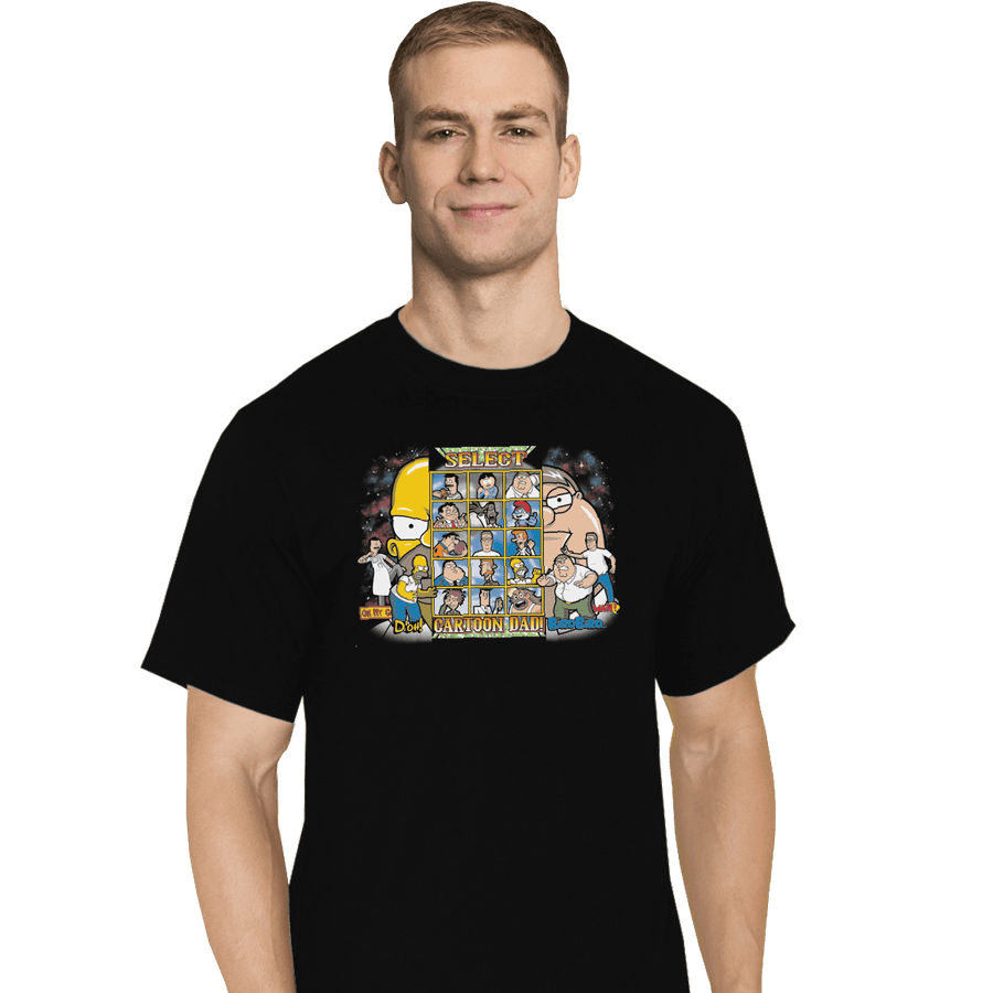 Shirts T-Shirts, Tall / Large / Black Clash Of Toon Dads