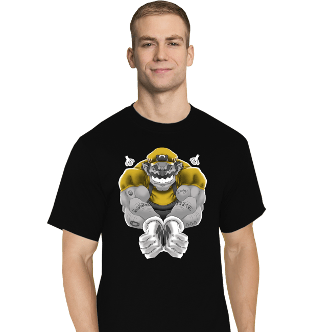 Daily_Deal_Shirts T-Shirts, Tall / Large / Black Wario Time