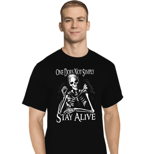 Last_Chance_Shirts T-Shirts, Tall / Large / Black Stay Alive