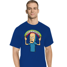 Load image into Gallery viewer, Secret_Shirts T-Shirts, Tall / Large / Royal Blue Cornholio Rainbow

