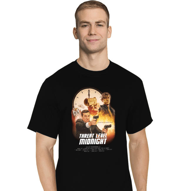 Secret_Shirts T-Shirts, Tall / Large / Black Threat Level