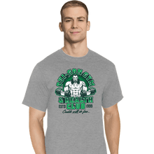 Load image into Gallery viewer, Daily_Deal_Shirts T-Shirts, Tall / Large / Sports Grey Qui-Gon Gym
