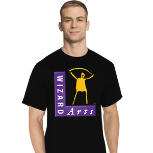 Secret_Shirts T-Shirts, Tall / Large / Black Wizard Arts