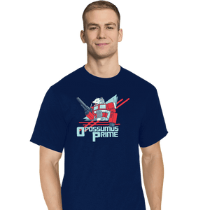 Shirts T-Shirts, Tall / Large / Navy Opossumus Prime