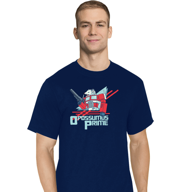 Shirts T-Shirts, Tall / Large / Navy Opossumus Prime